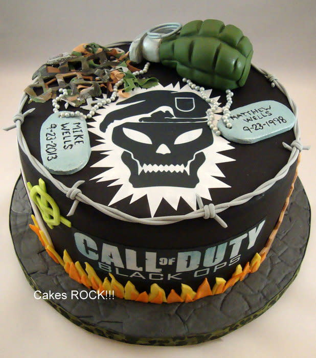 Best ideas about Call Of Duty Birthday Cake
. Save or Pin Call of Duty Black Ops Birthday Cake cake by Cakes ROCK Now.