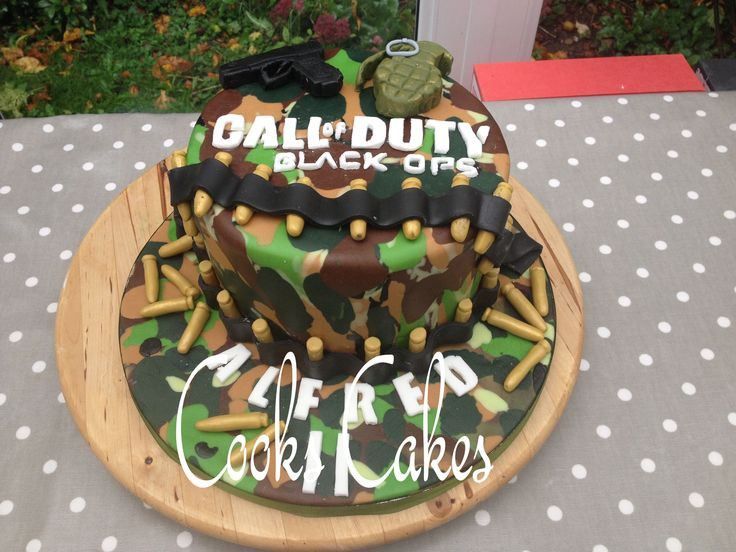 Best ideas about Call Of Duty Birthday Cake
. Save or Pin Call of Duty Cake Black Ops cake COD cake Boys birthday Now.