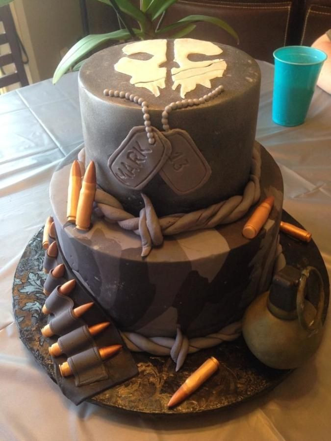 Best ideas about Call Of Duty Birthday Cake
. Save or Pin 33 best CALL OF DUTY Fondant Cake images on Pinterest Now.