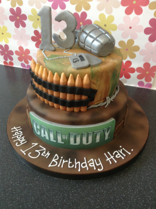 Best ideas about Call Of Duty Birthday Cake
. Save or Pin Children s Birthday Cakes in Leeds The Little Cake Cottage Now.