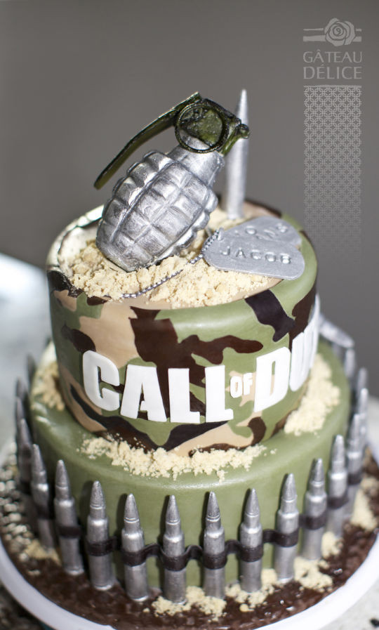 Best ideas about Call Of Duty Birthday Cake
. Save or Pin call of duty cake Cake by Marie Josée CakesDecor Now.
