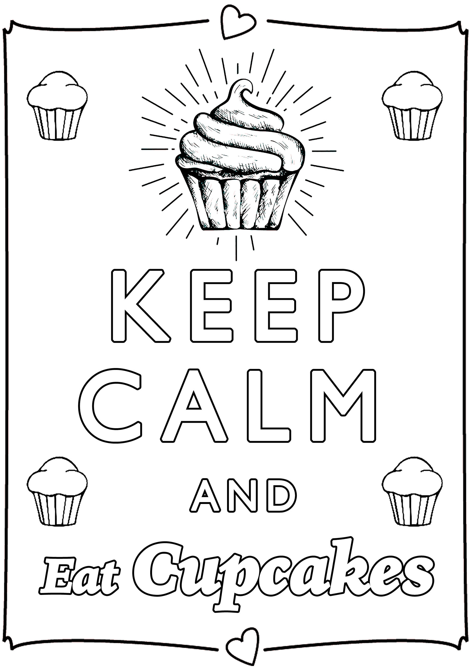 Best ideas about Calming Coloring Sheets For Kids
. Save or Pin Keep Calm and eat cupcakes Keep calm & … Adult Coloring Now.