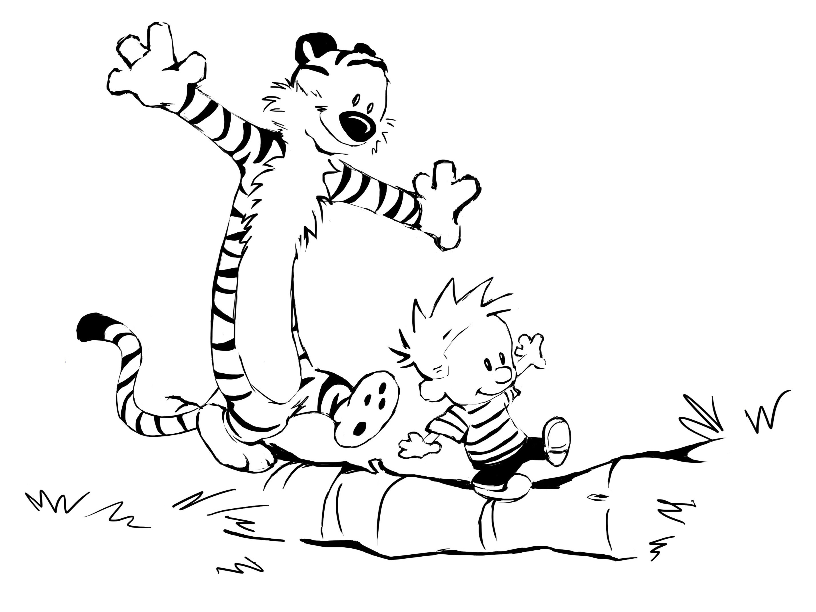 Best ideas about Calvin And Hobbes Coloring Pages
. Save or Pin Calvin and hobbes ics tiger f wallpaper Now.