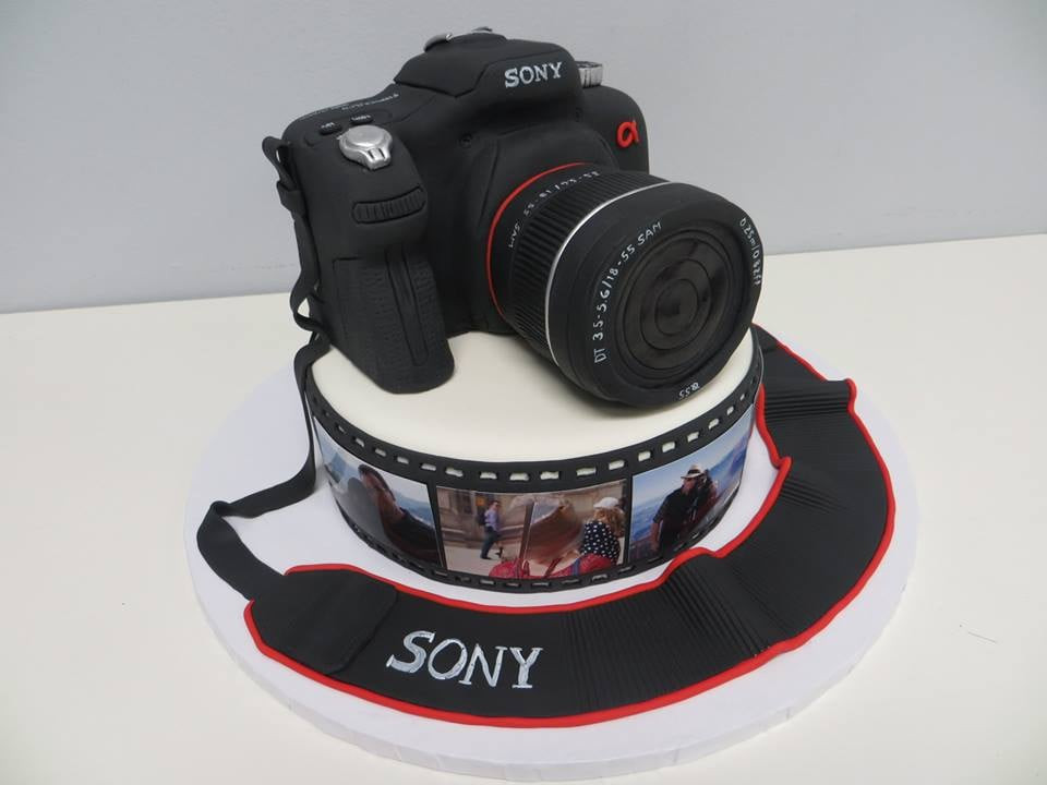 Best ideas about Camera Birthday Cake
. Save or Pin Sony Alpha camera cake done by Dream Cakes Chicago for my Now.