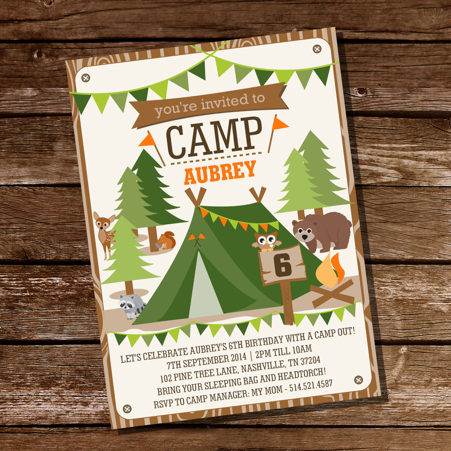 Best ideas about Camping Birthday Party Invitations
. Save or Pin Camping Tent Party Invitation for Boys and Girls Camp Out Now.