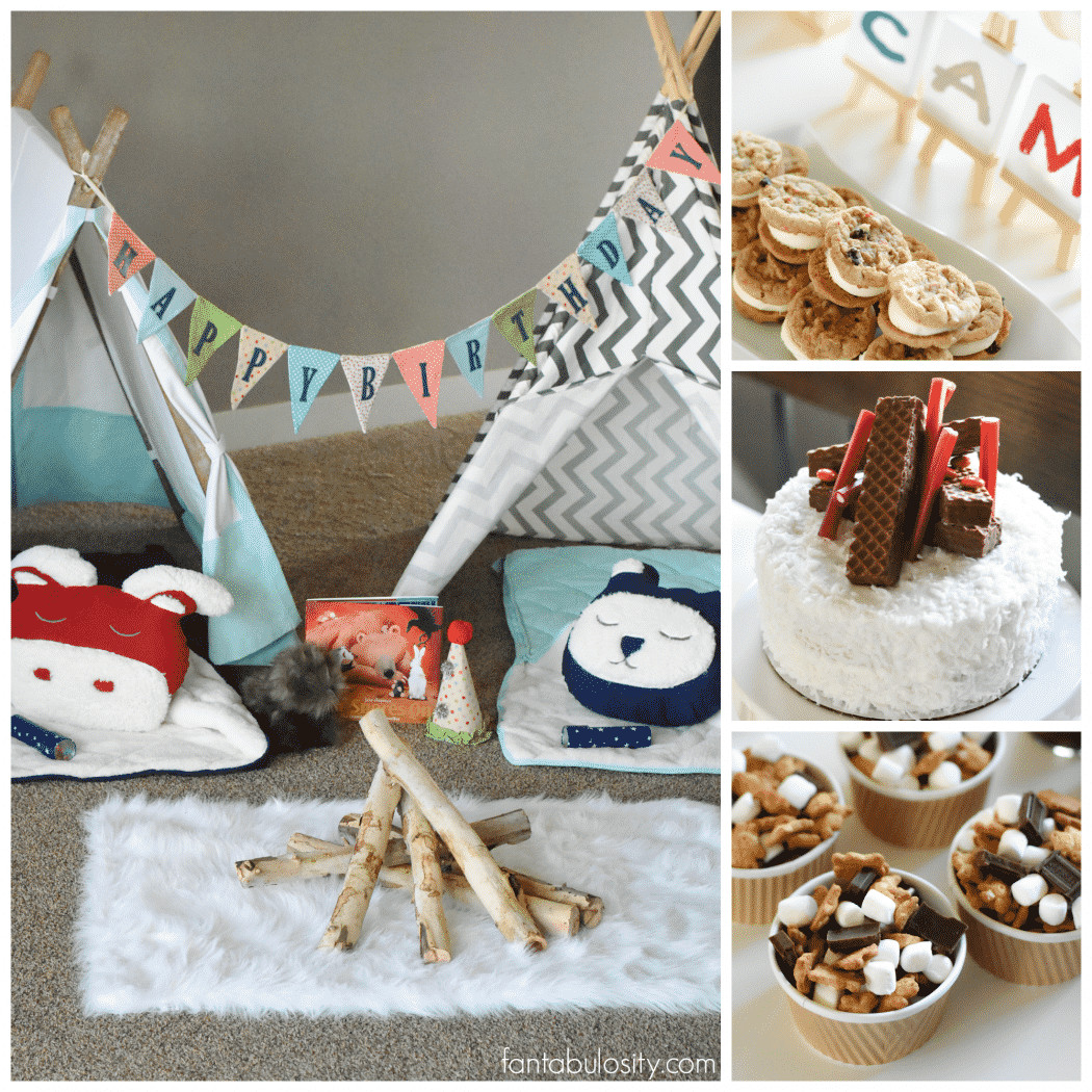 Best ideas about Camping Birthday Party
. Save or Pin Camping Birthday Party Ideas for Indoors Fantabulosity Now.