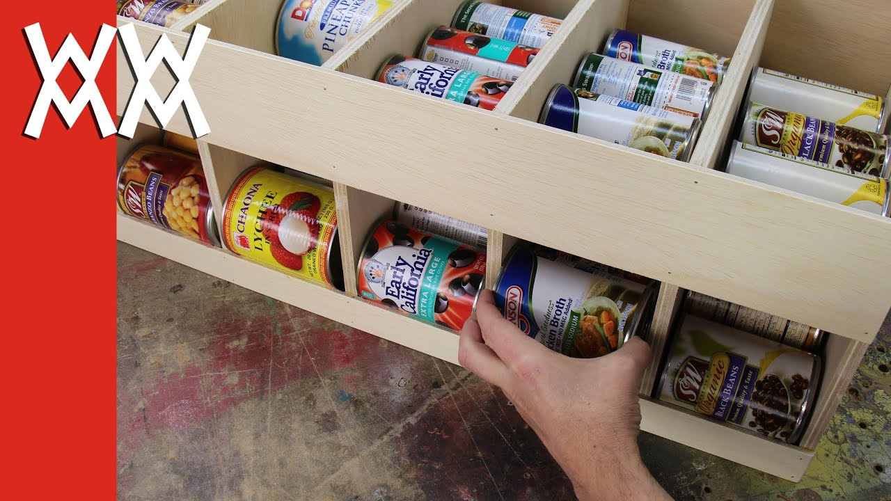 Best ideas about Can Organizer DIY
. Save or Pin Make a canned food dispenser Get organized Now.