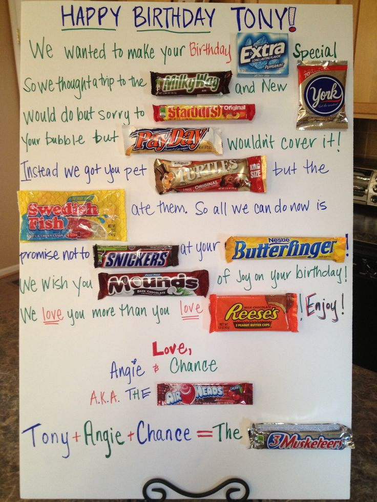 Best ideas about Candy Bar Birthday Card
. Save or Pin My Homemade Birthday Candy Poem Card K dem Now.