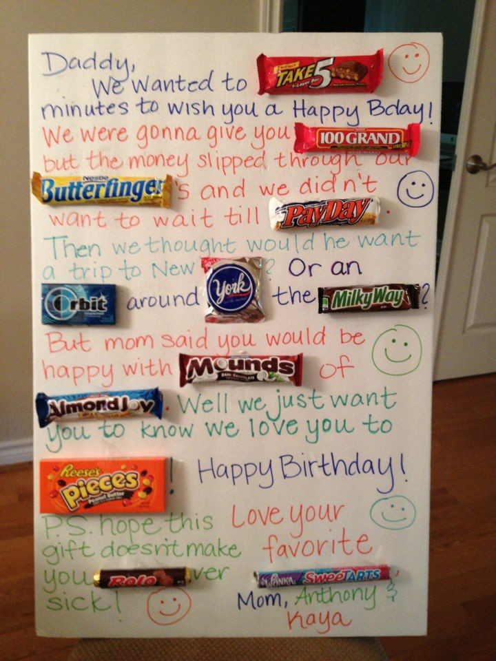Best ideas about Candy Bar Birthday Card
. Save or Pin Candy Birthday Card for Daddy My projects Now.