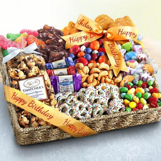 Best ideas about Candy Birthday Gifts
. Save or Pin Birthday Party Chocolate Can s and Crunch Gift Basket Now.