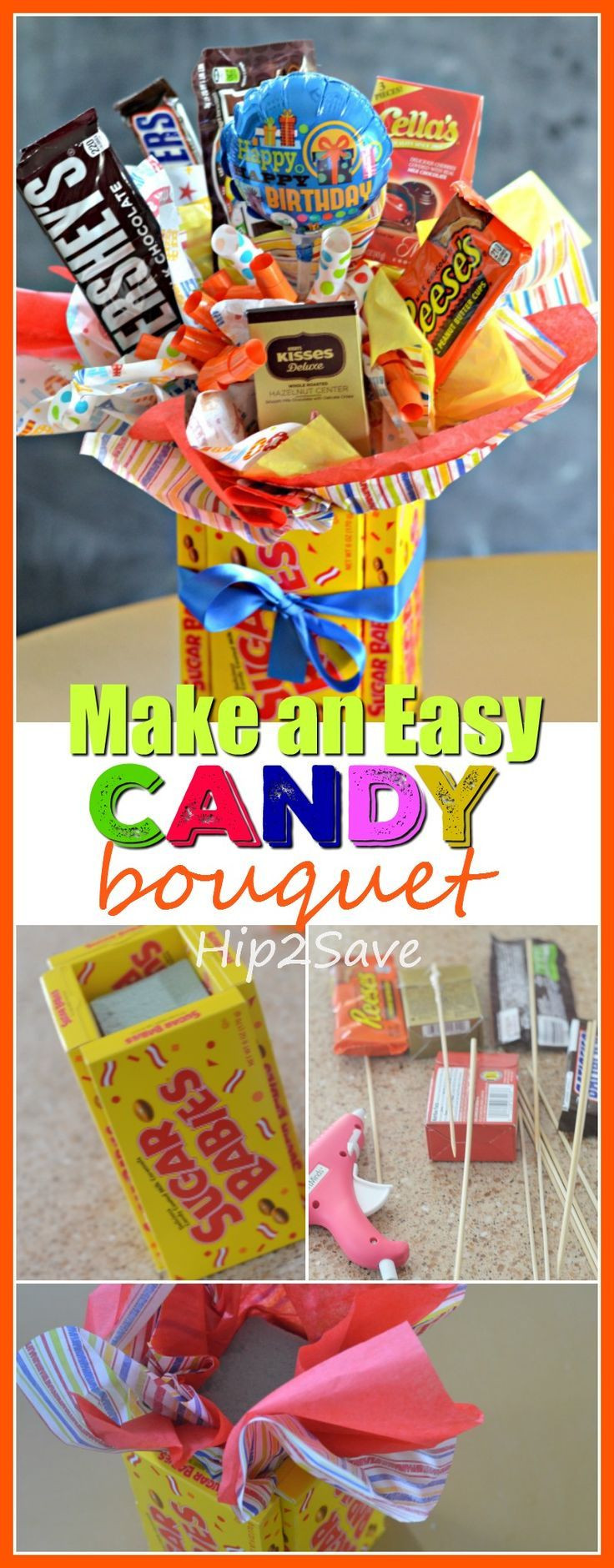 Best ideas about Candy Bouquet DIY
. Save or Pin DIY Candy Bouquet Fun & Easy Gift Idea Now.