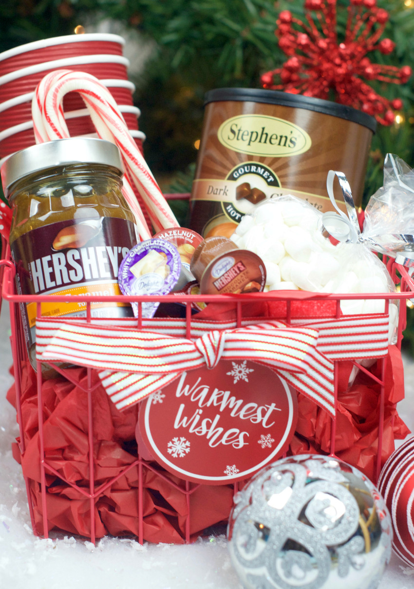 Best ideas about Candy Gift Basket Ideas
. Save or Pin Hot Chocolate Gift Basket for Christmas – Fun Squared Now.