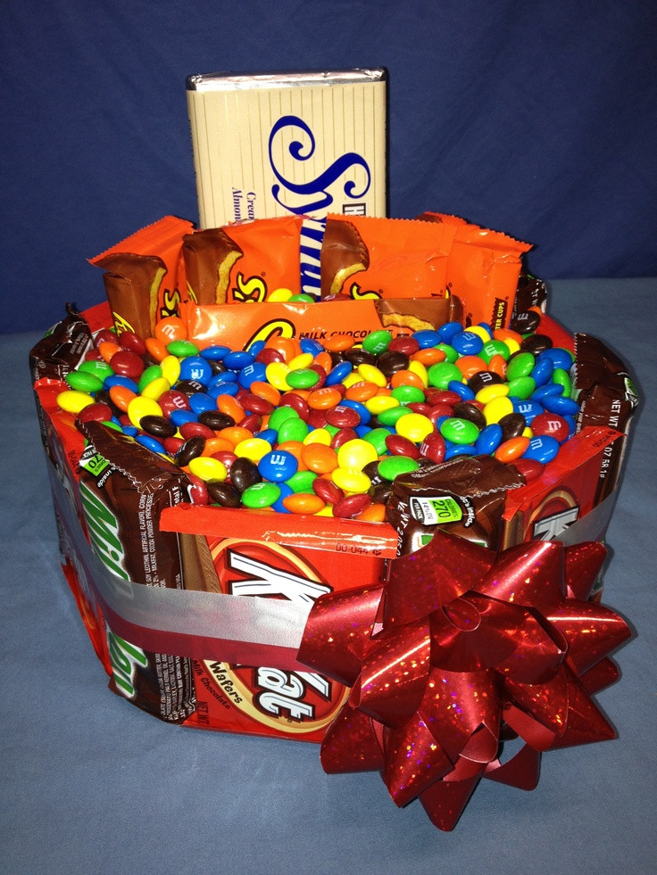 Best ideas about Candy Gift Basket Ideas
. Save or Pin M s Reese s Kit Kat Hershey Milky Way Candy bar t Now.