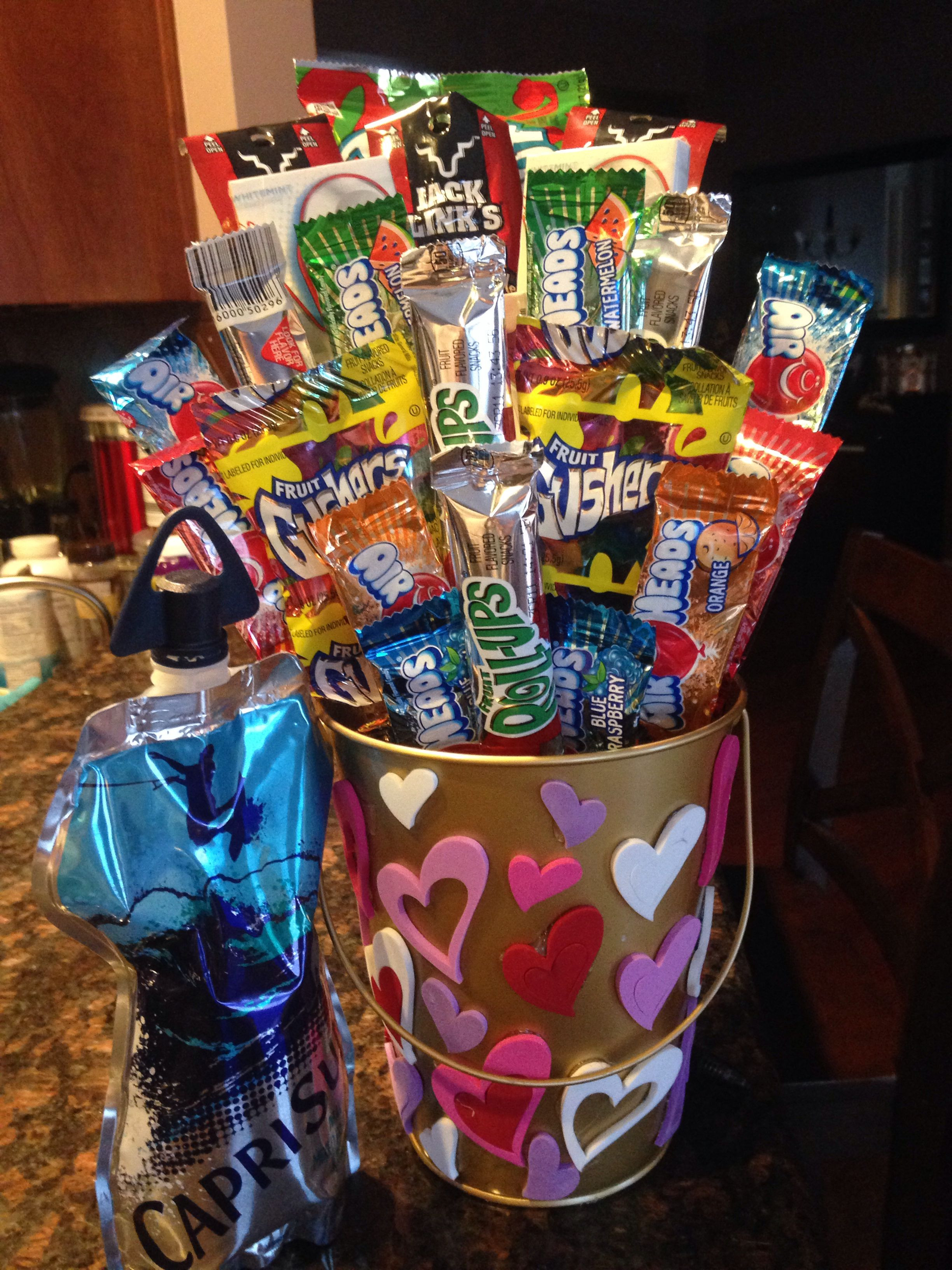 Best ideas about Candy Gift Basket Ideas
. Save or Pin My boyfriends candy basket for valentines day ️ Now.