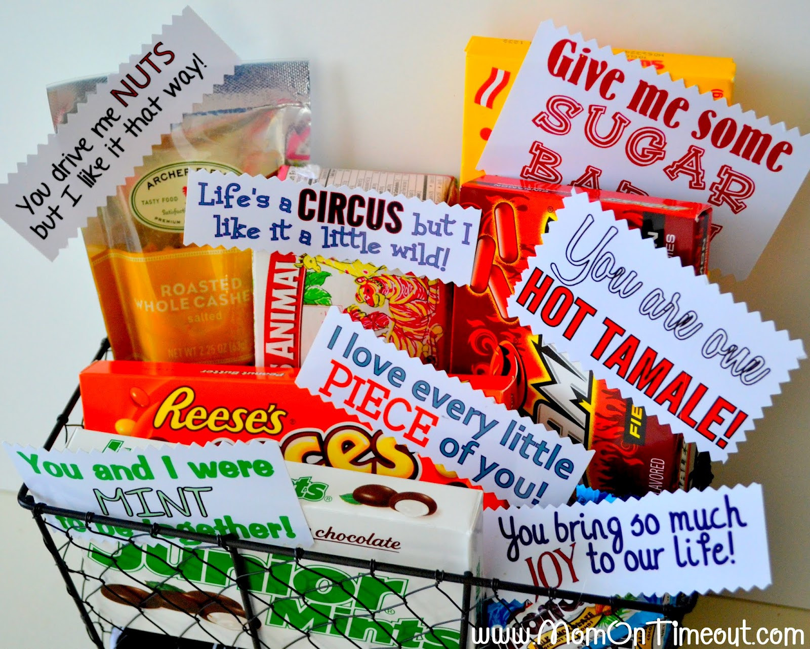 Best ideas about Candy Gift Basket Ideas
. Save or Pin Sweet Anniversary Gift Idea Mom Timeout Now.
