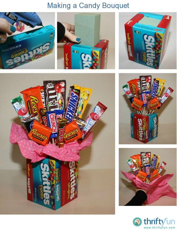 Best ideas about Candy Gift Ideas
. Save or Pin How to Make a Candy Bouquet Craft Ideas Now.