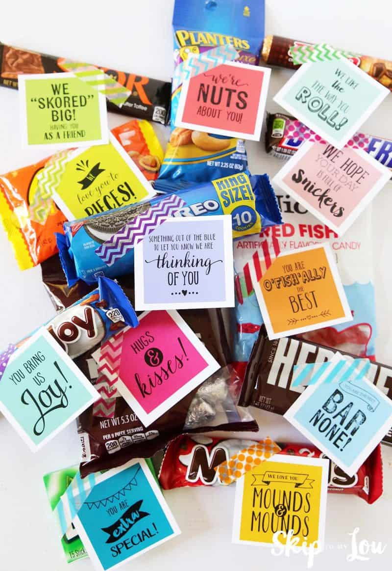 Best ideas about Candy Gift Ideas With Sayings
. Save or Pin Super sweet care package with free printable t tags Now.