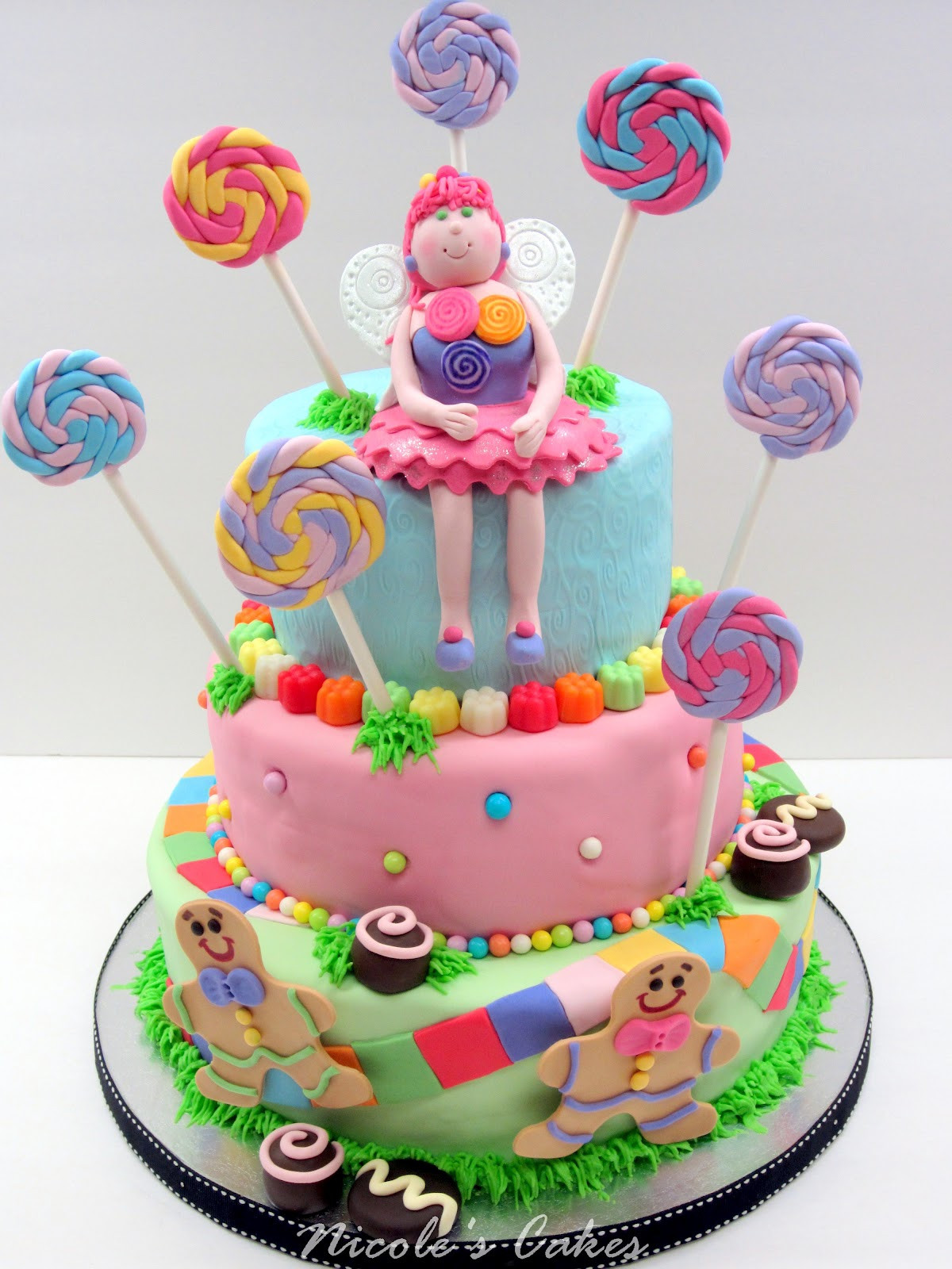 Best ideas about Candyland Birthday Cake
. Save or Pin Confections Cakes & Creations Colorful Candyland Cake Now.