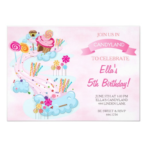 Best ideas about Candyland Birthday Invitations
. Save or Pin CandyLand Sweet Shop Birthday Party Invitations Now.