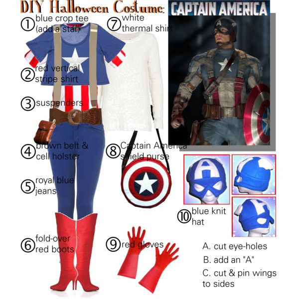 Best ideas about Captain America Costume DIY
. Save or Pin "DIY Halloween Costume Captain America" by gakranz on Now.