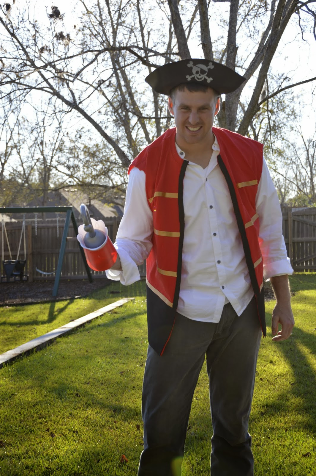 Best ideas about Captain Hook Costume DIY
. Save or Pin Tricks of the Mommy Trade Captain Hook No Sew Vest Now.