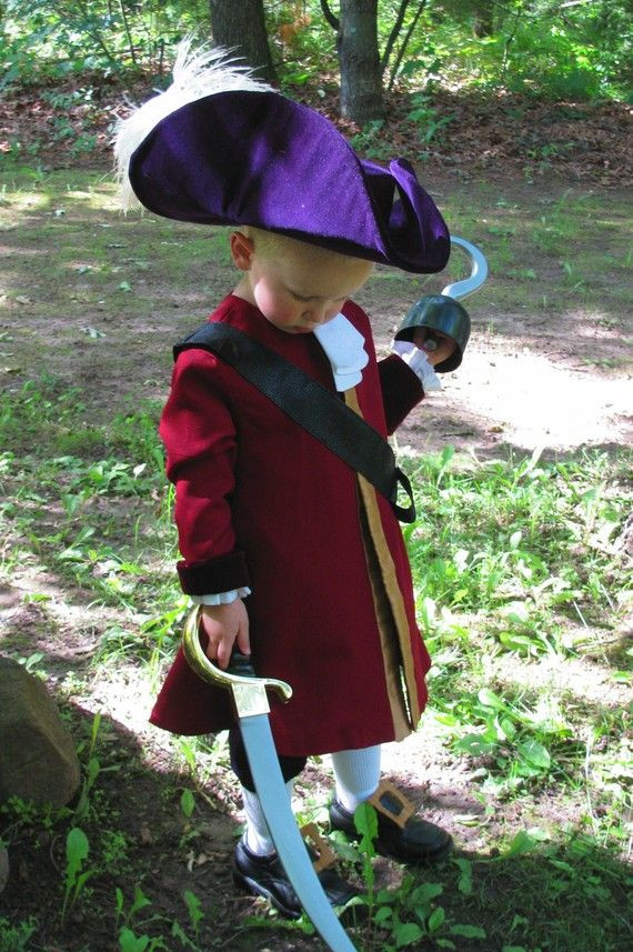 Best ideas about Captain Hook Costume DIY
. Save or Pin Child s Captain Hook Costume Custom Made by Now.