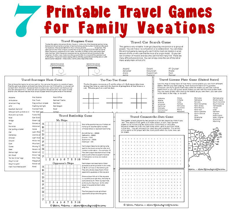 Best ideas about Car Activities For Adults
. Save or Pin 7 Printable Travel Games for Family Vacations Now.
