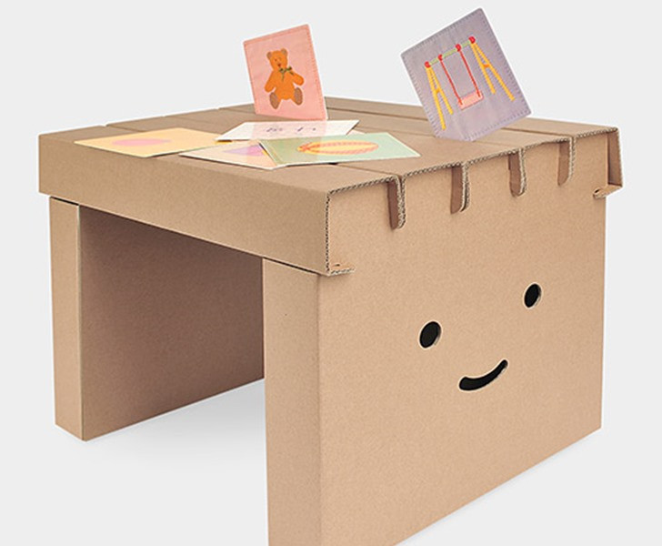 Best ideas about Cardboard Table DIY
. Save or Pin Recyclable DIY desk and chair set brings smiles to study Now.