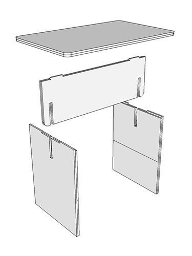 Best ideas about Cardboard Table DIY
. Save or Pin Simple Knock down Cardboard End Table flat Pack Now.