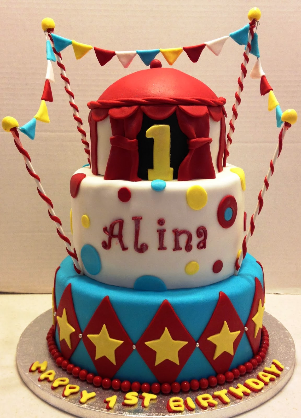 Best ideas about Carnival Birthday Cake
. Save or Pin MaryMel Cakes A carnival 1st Birthday Now.