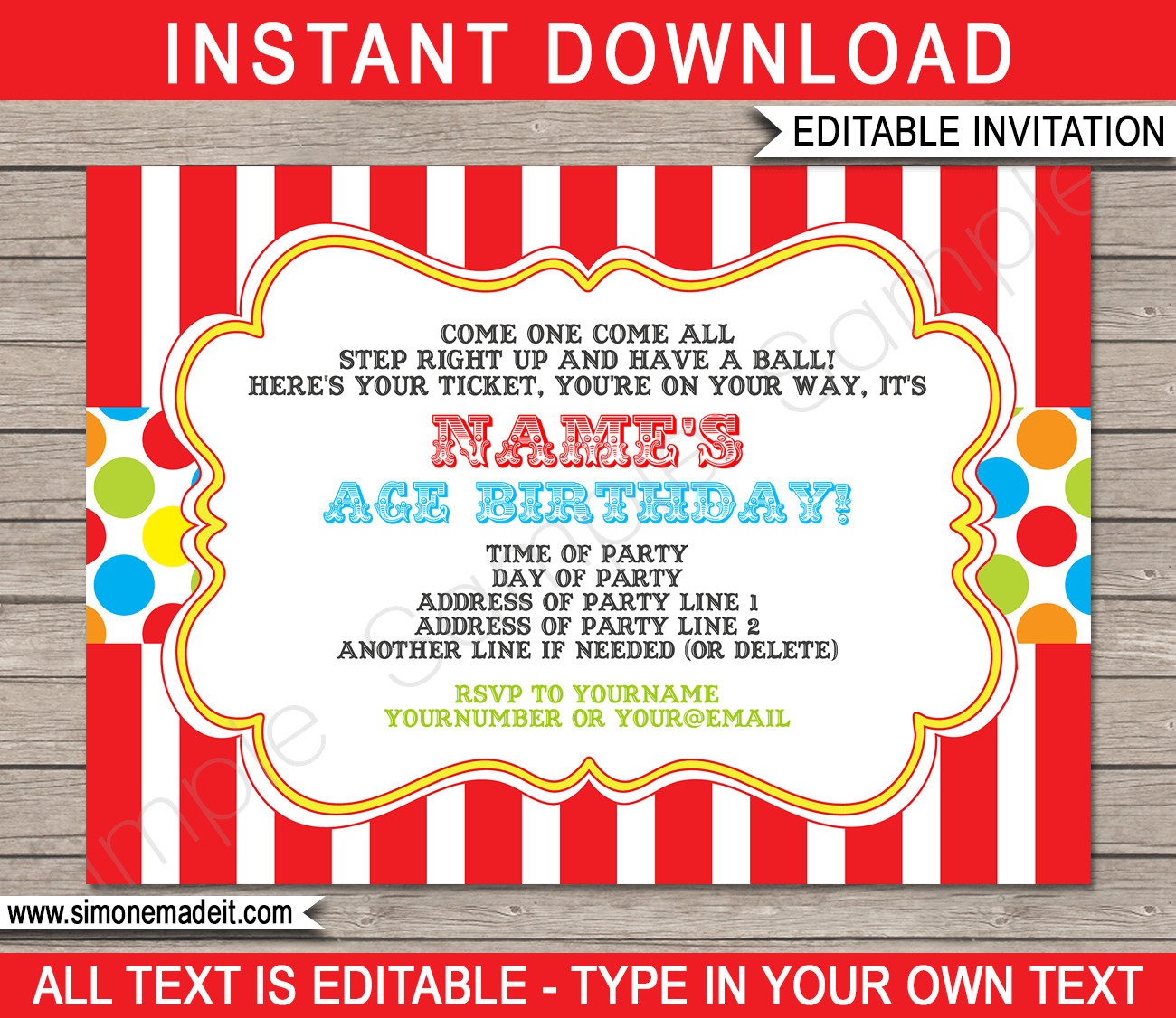 Best ideas about Carnival Birthday Invitations
. Save or Pin Carnival Invitation Template Now.
