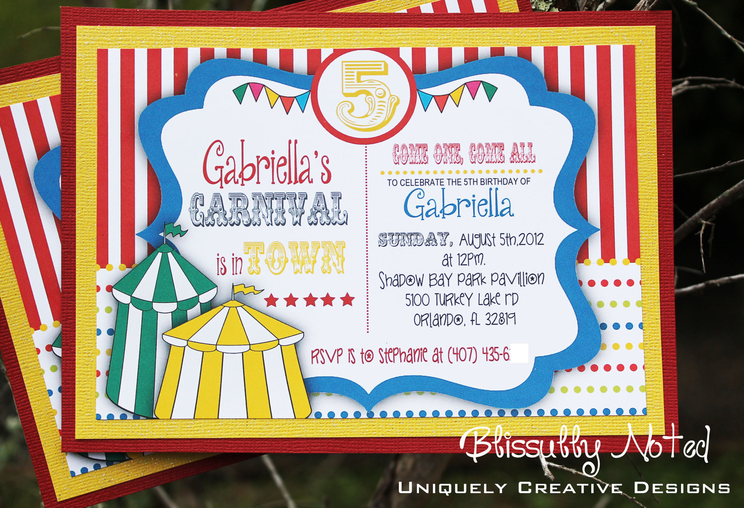 Best ideas about Carnival Birthday Invitations
. Save or Pin 25 Carnival Circus Invitations Now.