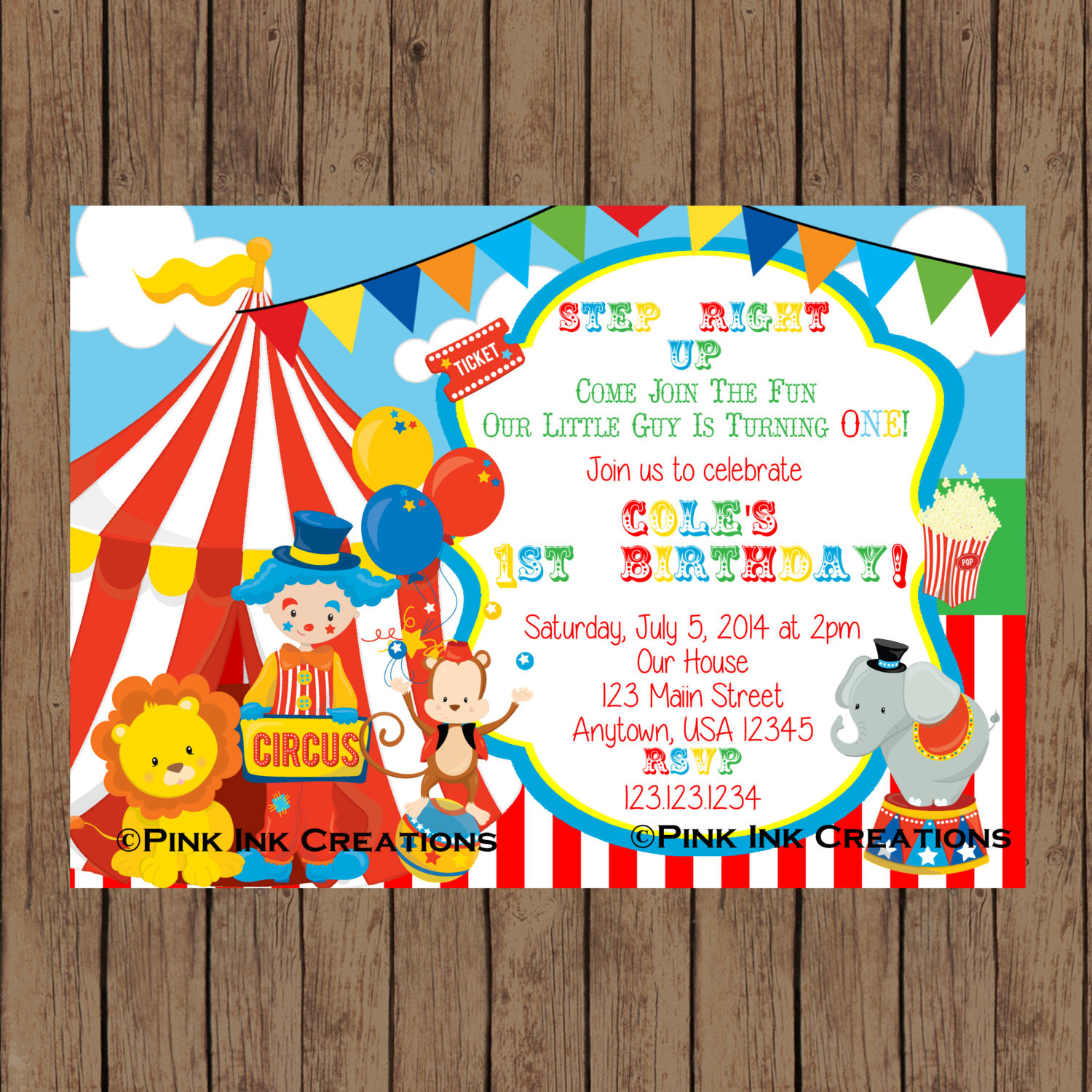 Best ideas about Carnival Birthday Invitations
. Save or Pin Circus Birthday Invitation Carnival Fair Circus Baby Now.