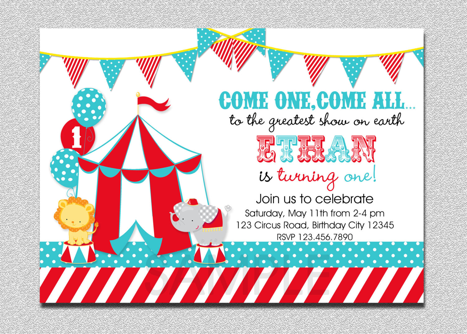 Best ideas about Carnival Birthday Invitations
. Save or Pin Carnival Circus Birthday Invitation Circus Carnival Birthday Now.