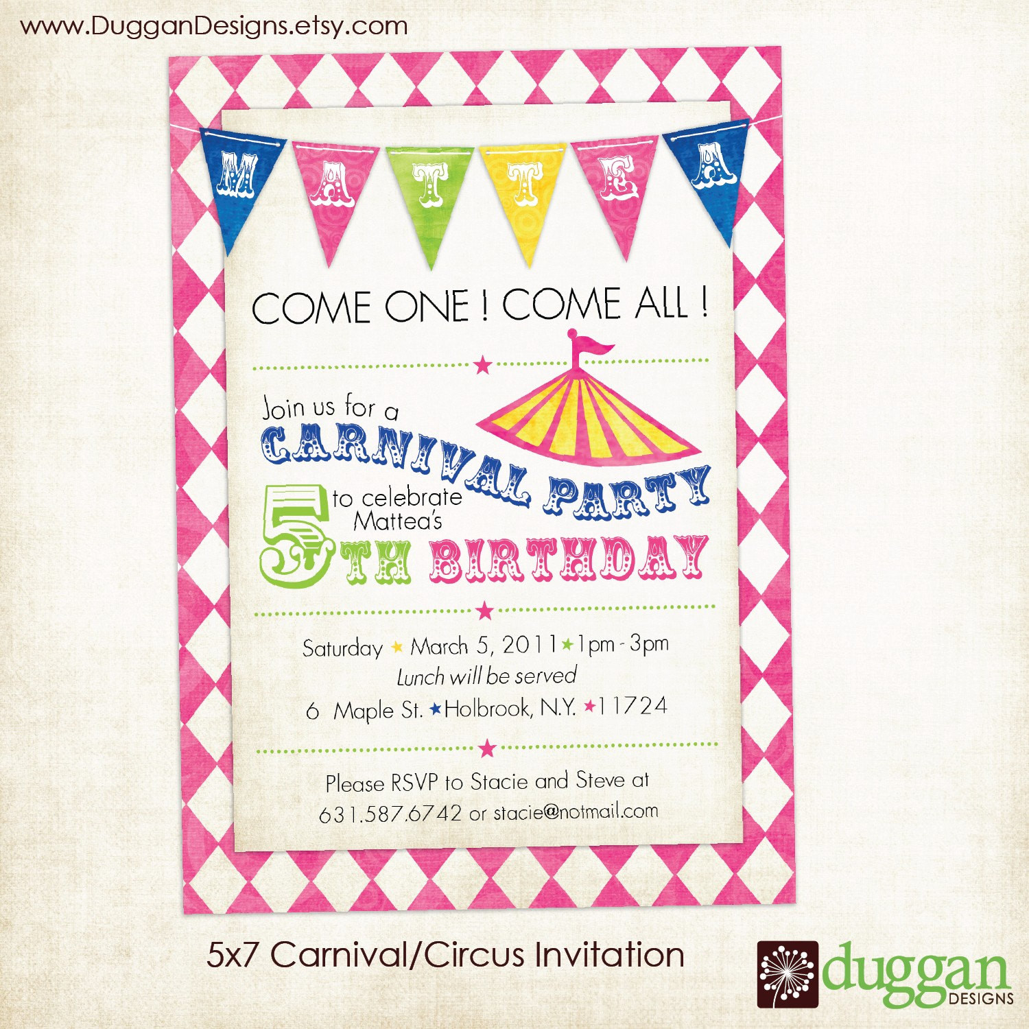 Best ideas about Carnival Birthday Party Invitations
. Save or Pin Printable Circus or Carnival Birthday Invitation by Now.