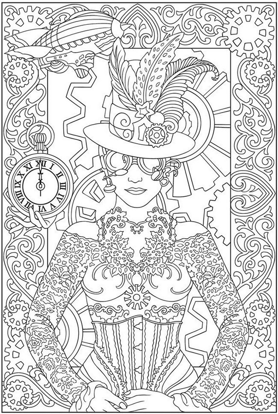 Best ideas about Carnival Coloring Pages For Teens
. Save or Pin Coloriage anti stress carnaval Costume belle époque 2 Now.