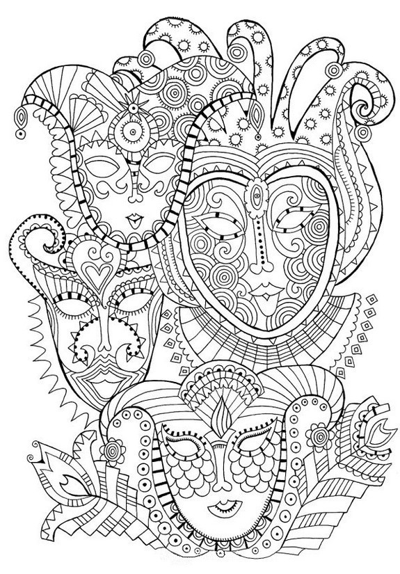 Best ideas about Carnival Coloring Pages For Teens
. Save or Pin Coloriage Mandala Carnaval dessin gratuit à imprimer Now.