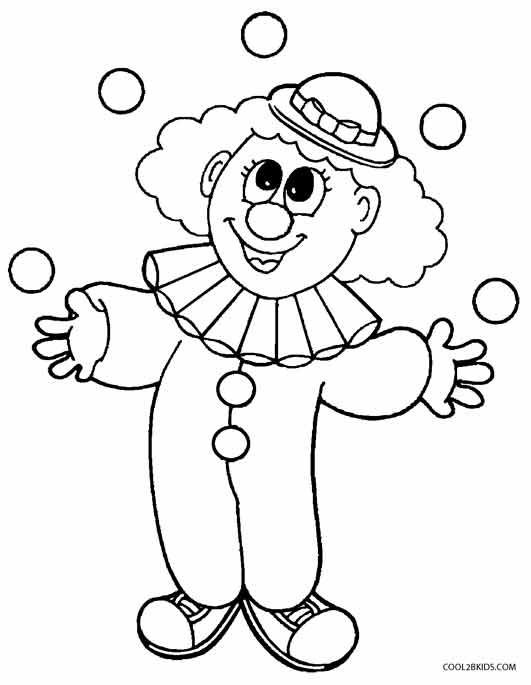 Best ideas about Carnival Coloring Pages For Teens
. Save or Pin Printable Clown Coloring Pages For Kids Now.