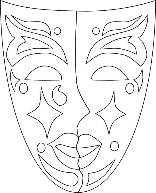 Best ideas about Carnival Coloring Pages For Teens
. Save or Pin venetian masks 10 Adult coloring pages Now.