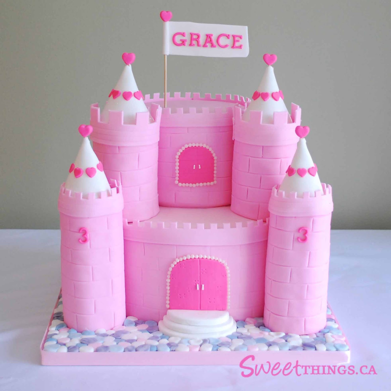 Best ideas about Castle Birthday Cake
. Save or Pin SweetThings 3rd Birthday Cake Pink Castle Cake Now.