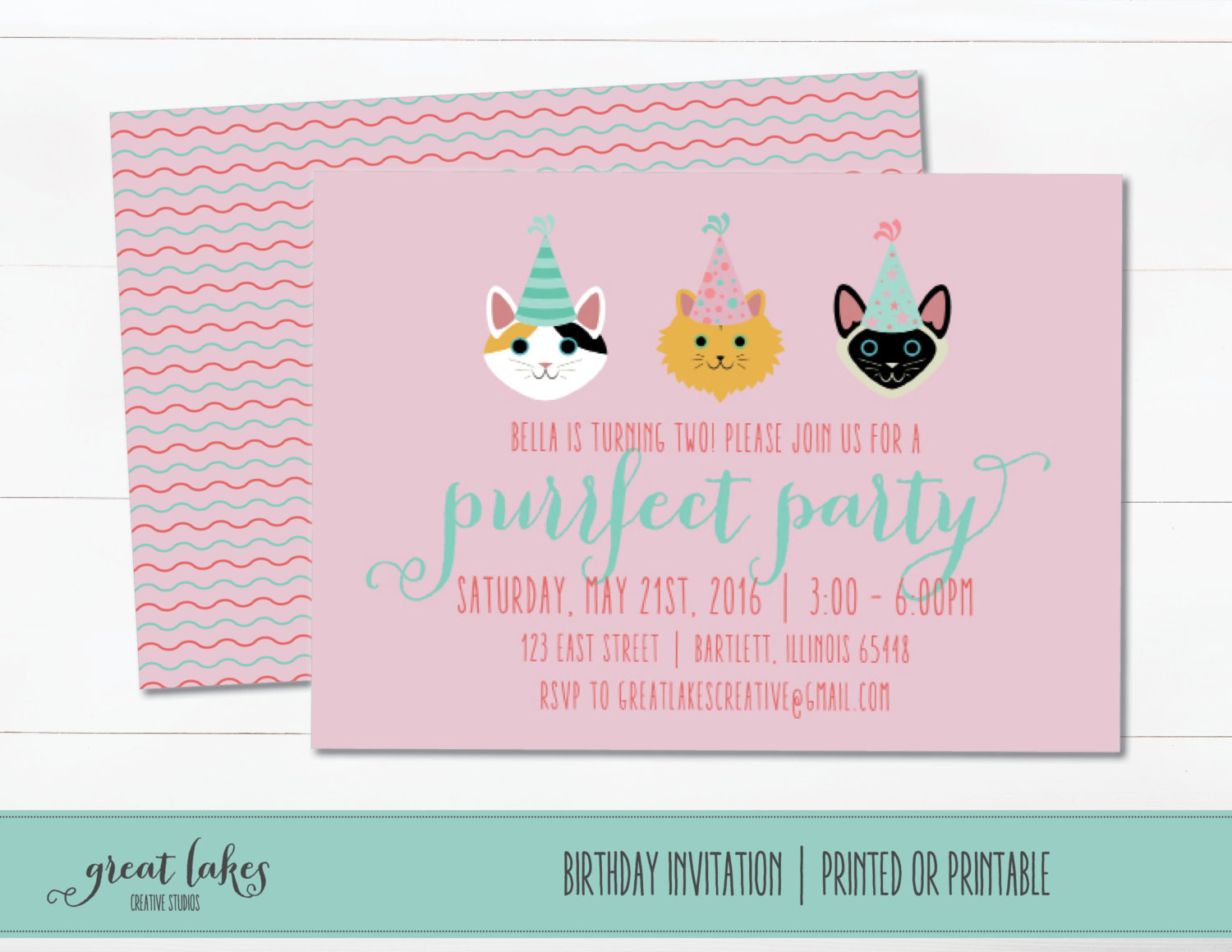 Best ideas about Cat Birthday Invitations
. Save or Pin Cat Birthday Invitation Kitten Birthday Party Kitty Party Now.