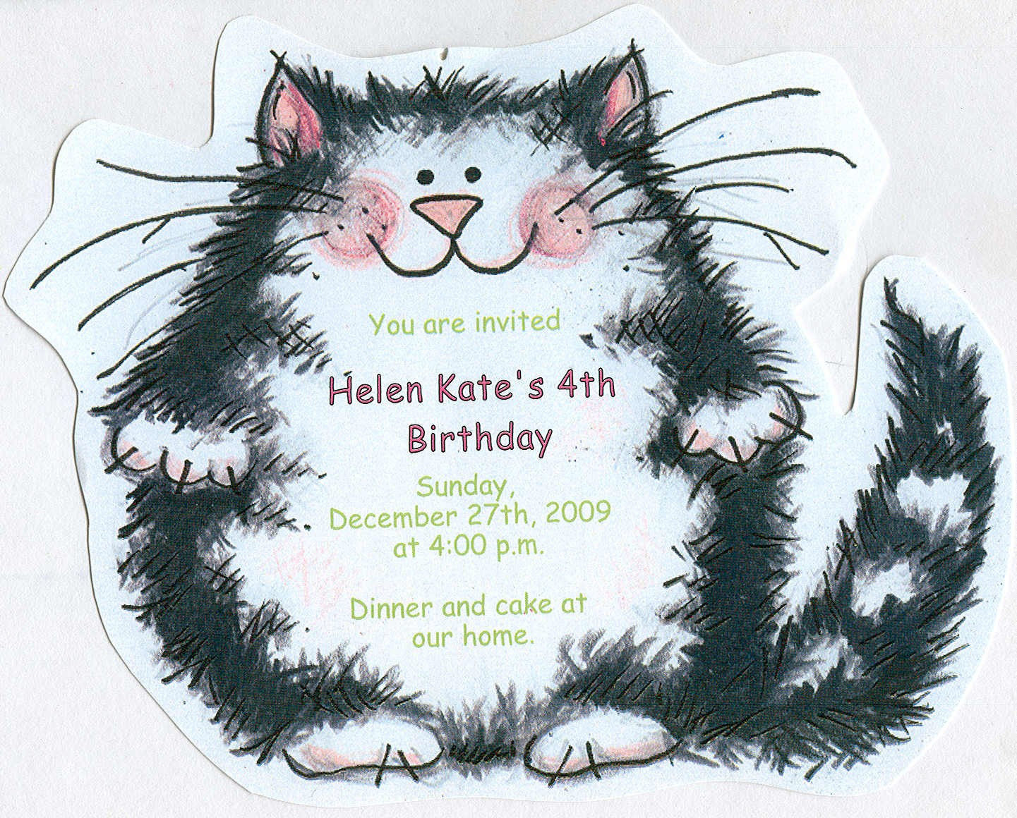 Best ideas about Cat Birthday Invitations
. Save or Pin 10 Cat Birthday Party Invitations Handcut & by sarajanestudio Now.