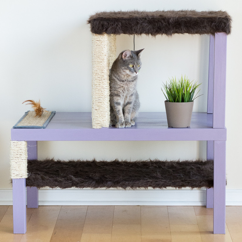 Best ideas about Cat Furniture DIY
. Save or Pin Make a Homemade Cat Condo Using LACK Tables IKEA Hackers Now.