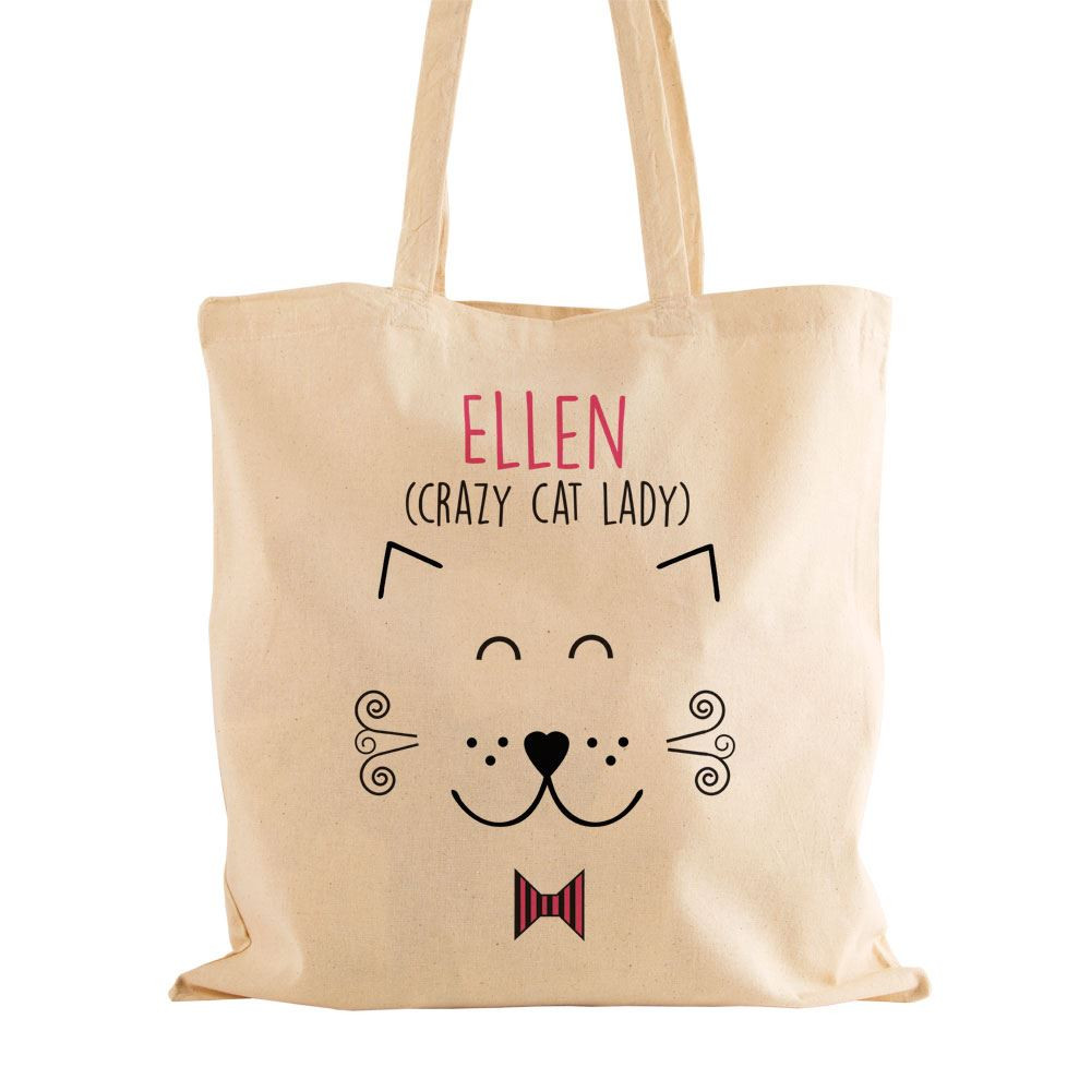 Best ideas about Cat Gift Ideas
. Save or Pin Personalised Crazy Cat Lady Cotton Shoulder Bag Gift Now.