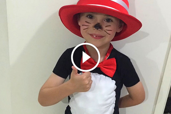Best ideas about Cat In The Hat Costume DIY
. Save or Pin Simple And Easy DIY Cat In The Hat Costume Stay at Home Mum Now.