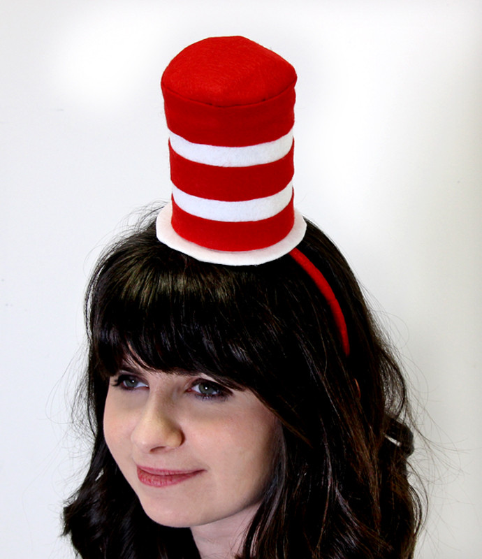 Best ideas about Cat In The Hat DIY Costume
. Save or Pin DIY Cat in the Hat Costume Mini Top Hat Now.