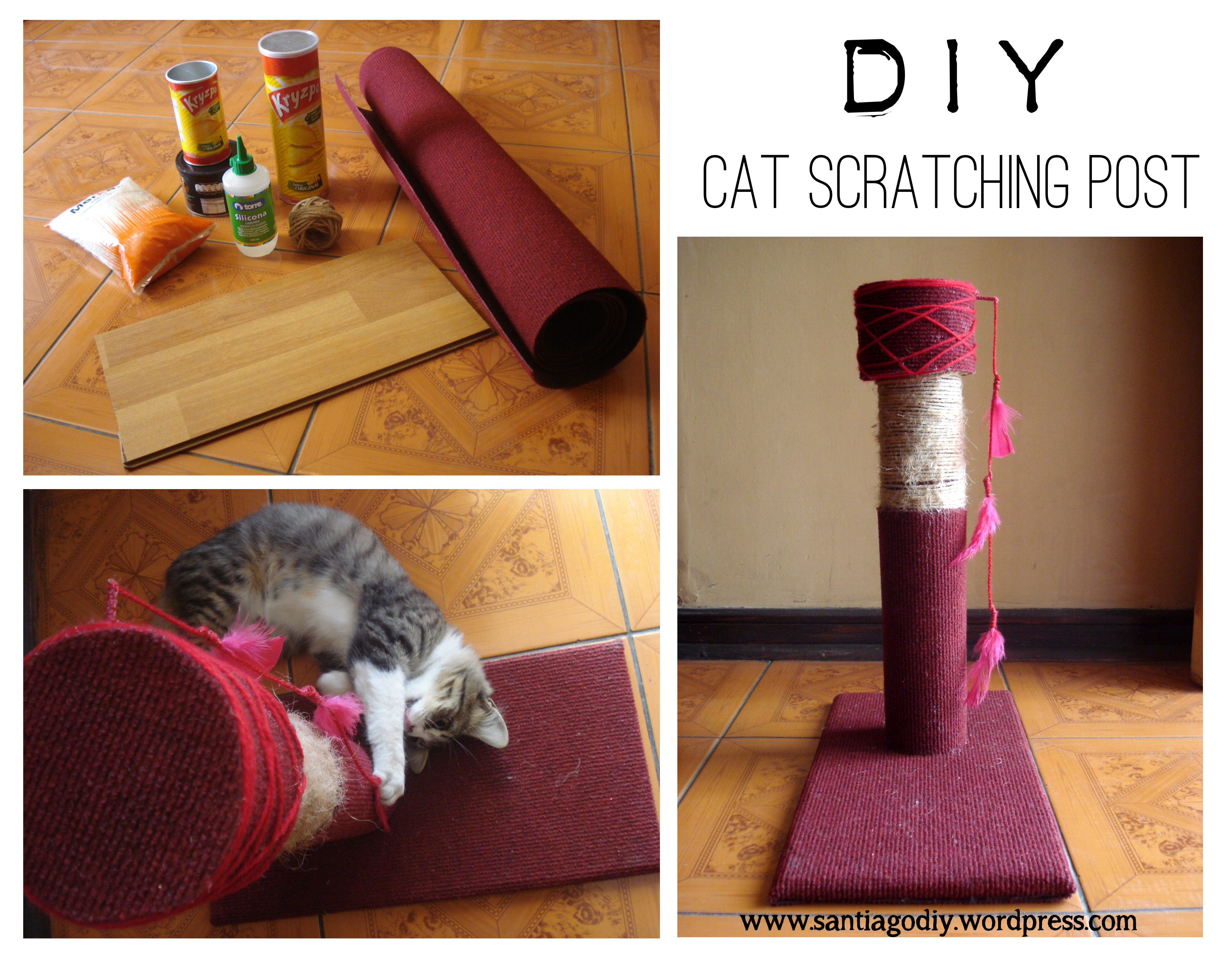 Best ideas about Cat Scratching Post DIY
. Save or Pin DIY Cat Scratching Post Now.