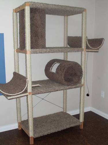 Best ideas about Cat Tower DIY
. Save or Pin Huge Cat Tree HOME SWEET HOME Now.