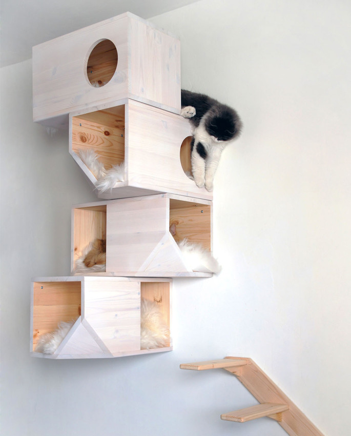 Best ideas about Cat Tower DIY
. Save or Pin The Evolution of a Homemade Cat Tower Now.