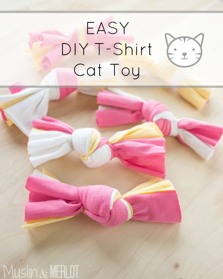 Best ideas about Cat Toys DIY
. Save or Pin DIY T shirt Cat Toy SO EASY Muslin and Merlot Now.